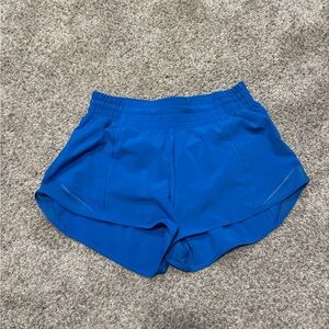 Lululemon Athletica Blue Hotty Hot 2.5” High Rise Shorts